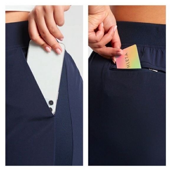 Athleta Brooklyn Ankle Pant Navy Size 2 - Picture 4 of 9